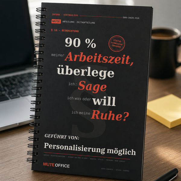 90 % meiner Arbeitszeit überlege ich: Sage ich was — oder will ich Ruhe? · Personalisiertes Geschenk