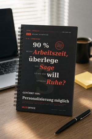 90 % meiner Arbeitszeit überlege ich: Sage ich was — oder will ich Ruhe? · Personalisiertes Geschenk