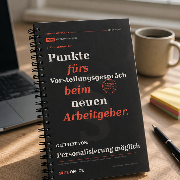 Punkte fürs Vorstellungsgespräch beim neuen Arbeitgeber · Personalisiertes Geschenk