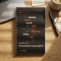 MUTE OFFICE — Hero — If you're doing more work than you're paid for · Personalisiertes Geschenk — Vorschau 1