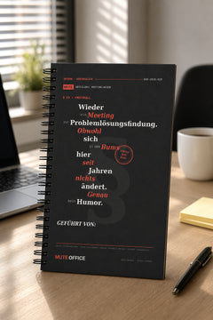 MUTE OFFICE — Hero — Wieder ein Meeting zur Problemlösungsfindung · Personalisiertes Geschenk — Vorschau 1