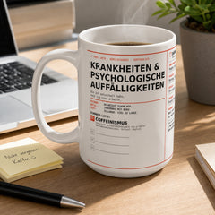 MUTE OFFICE — Homeoffice-Szene — Büro-Diagnose Tasse – Coffeinismus — Vorschau 7