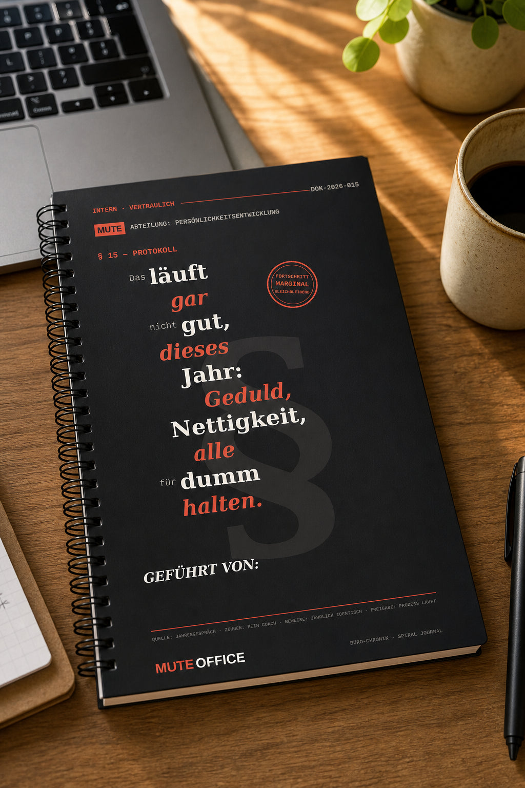 MUTE OFFICE — Homeoffice-Szene — Dinge, an denen ich arbeite
