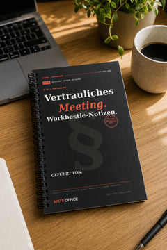 MUTE OFFICE — Homeoffice-Szene — Vertrauliches Meeting. Workbestie-Notizen — Vorschau 6