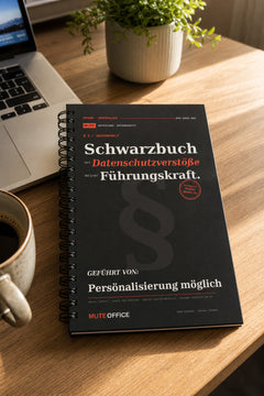MUTE OFFICE — Homeoffice-Szene — Schwarzbuch der Datenschutzverstöße meiner Führungskraft · Personalisiertes Geschenk — Vorschau 2