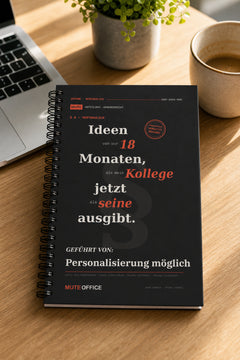 MUTE OFFICE — Homeoffice-Szene — Ideen von vor 18 Monaten, die mein Kollege jetzt als seine ausgibt · Personalisiertes Geschenk — Vorschau 2