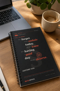 MUTE OFFICE — Homeoffice-Szene — Asshole-Mode: ON · Personalisiertes Geschenk — Vorschau 2
