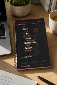 MUTE OFFICE — Homeoffice-Szene — Das läuft gar nicht gut, dieses Jahr · Personalisiertes Geschenk — Vorschau 2