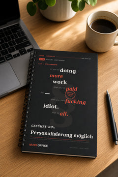 MUTE OFFICE — Homeoffice-Szene — If you're doing more work than you're paid for · Personalisiertes Geschenk — Vorschau 2