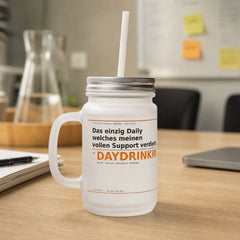 MUTE OFFICE — Meeting-Szene — Daydrinking Glas 350ml | Homeoffice Geschenk — Vorschau 7