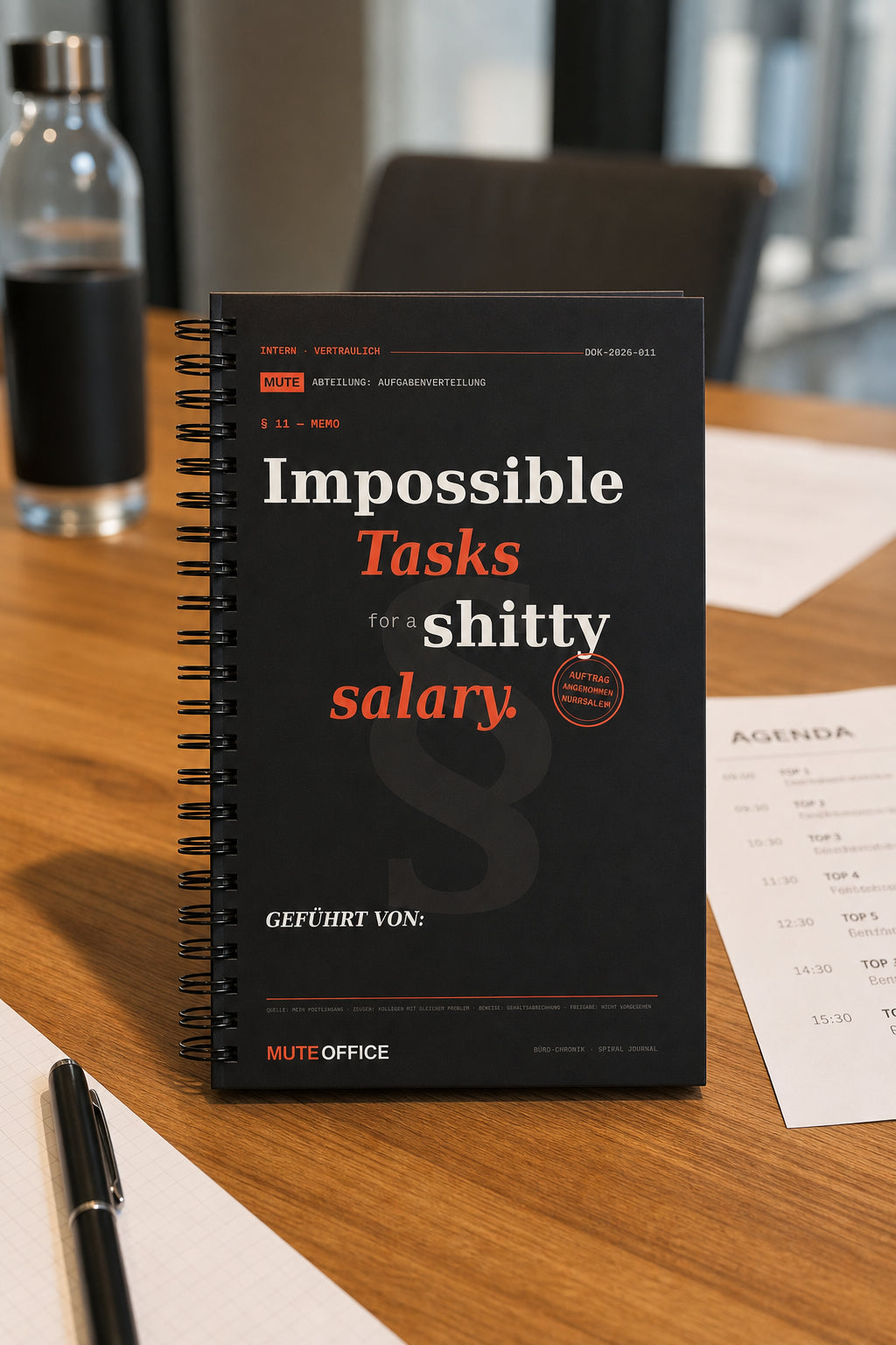 MUTE OFFICE — Meeting-Szene — Impossible Tasks for a shitty salary