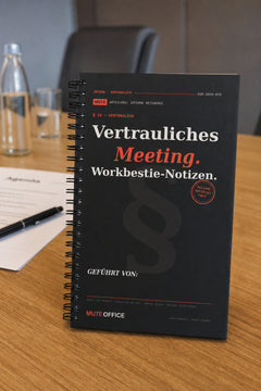 MUTE OFFICE — Meeting-Szene — Vertrauliches Meeting. Workbestie-Notizen — Vorschau 7