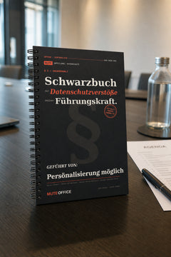 MUTE OFFICE — Meeting-Szene — Schwarzbuch der Datenschutzverstöße meiner Führungskraft · Personalisiertes Geschenk — Vorschau 3
