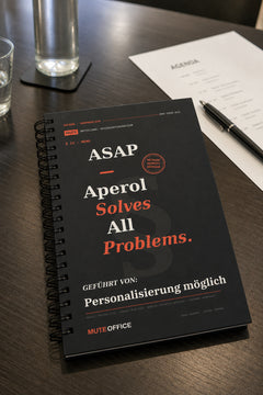 MUTE OFFICE — Meeting-Szene — ASAP — Aperol Solves All Problems · Personalisiertes Geschenk — Vorschau 3