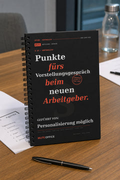 MUTE OFFICE — Meeting-Szene — Punkte fürs Vorstellungsgespräch beim neuen Arbeitgeber · Personalisiertes Geschenk — Vorschau 3