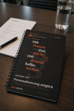 MUTE OFFICE — Meeting-Szene — 100 % ist mein Ziel. Ich mache zu 100 % halbe Sachen · Personalisiertes Geschenk — Vorschau 3
