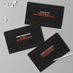 MUTE OFFICE Flip-Sign — HR Daily Family Drama — Drei Aufsteller — Statements A — Vorschau 5