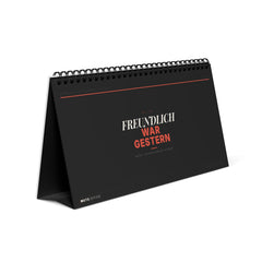 MUTE OFFICE Flip-Sign — Empfangs-Flip Abweisen — Seitenansicht mit Statement — Vorschau 3