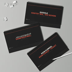 MUTE OFFICE Flip-Sign — Daily Helpdesk Mood — Drei Aufsteller — Statements B — Vorschau 6