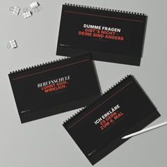 MUTE OFFICE Flip-Sign — Ausbilder Daily Geduld — Drei Aufsteller — Statements B — Vorschau 6